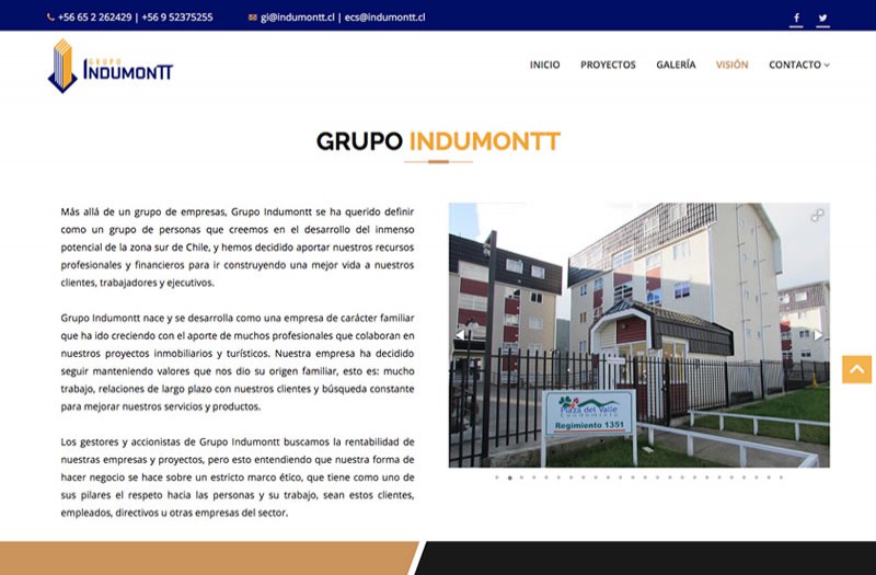 Indumontt - WDesign - Diseño Web Profesional