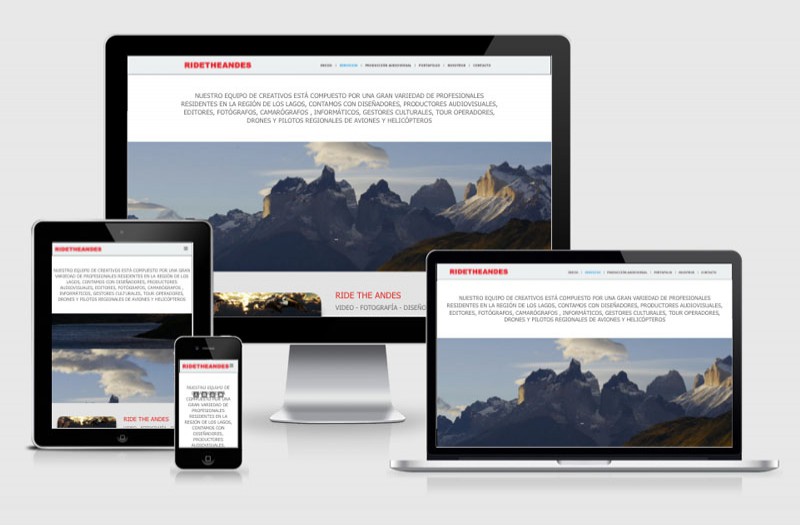 Ride the Andes - WDesign - Diseño Web Profesional